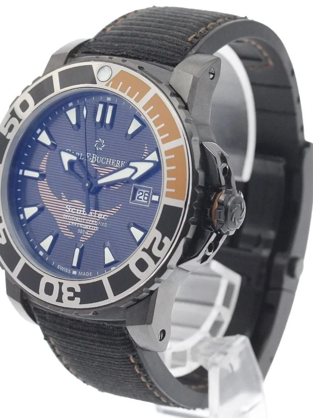CARL F.BUCHERER Patravi ScubaTec 00.10632.28.33.99 Date Automatic Men's_966518